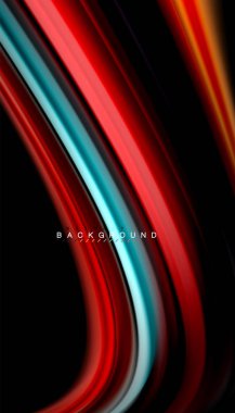 Sıvı vektör dalga arka plan renkleri karıştırma