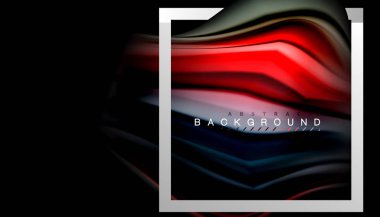 Sıvı sıvı metalik tarzı çizgi şeklinde Holografik dizayn renkleri