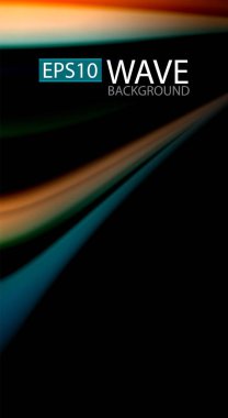 Renk dalga satırları arka plan bulanıklık