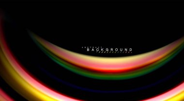 Renk dalga satırları arka plan bulanıklık