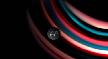 Renk dalga satırları arka plan bulanıklık