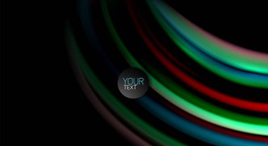 Renk dalga satırları arka plan bulanıklık