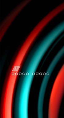 Renk dalga satırları arka plan bulanıklık