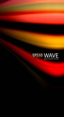 Renk dalga satırları arka plan bulanıklık