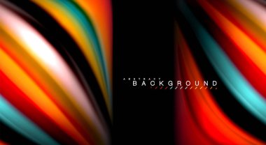 Renk dalga satırları arka plan bulanıklık