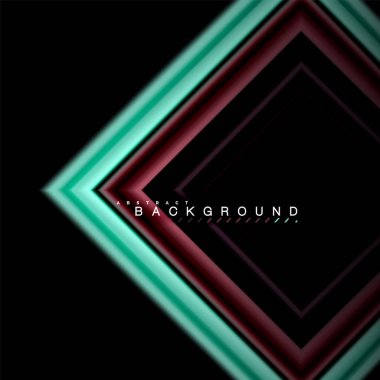 Sıvı çok renkli çizgilerle oluşturulan geometrik şekiller