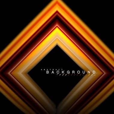 Sıvı çok renkli çizgilerle oluşturulan geometrik şekiller