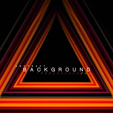 Sıvı çok renkli çizgilerle oluşturulan geometrik şekiller