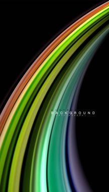 Sıvı vektör dalga arka plan renkleri karıştırma