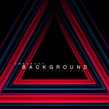 Sıvı çok renkli çizgilerle oluşturulan geometrik şekiller