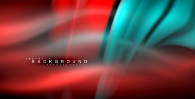 Neon parlayan dalga, sihirli enerji ve ışık arka plan