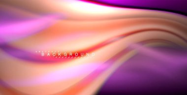 Neon parlayan dalga, sihirli enerji ve ışık arka plan