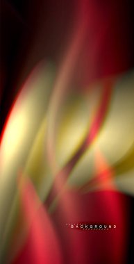 Neon parlayan dalga, sihirli enerji ve ışık arka plan