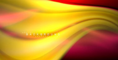 Neon parlayan dalga, sihirli enerji ve ışık arka plan