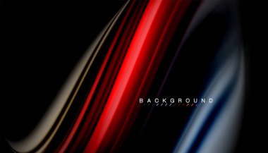 Sıvı vektör dalga arka plan renkleri karıştırma