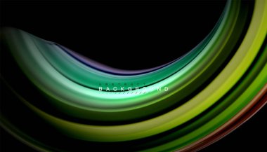 Sıvı vektör dalga arka plan renkleri karıştırma