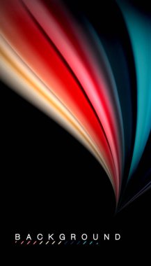 Sıvı vektör dalga arka plan renkleri karıştırma