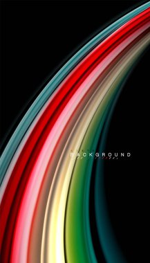 Sıvı vektör dalga arka plan renkleri karıştırma