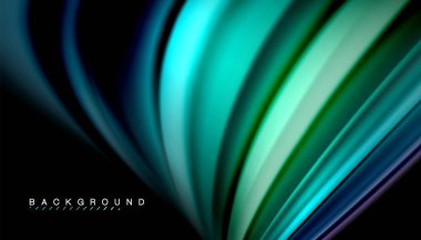 Sıvı vektör dalga arka plan renkleri karıştırma