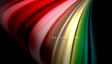 Sıvı vektör dalga arka plan renkleri karıştırma