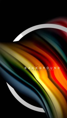 Sıvı sıvı metalik tarzı çizgi şeklinde Holografik dizayn renkleri