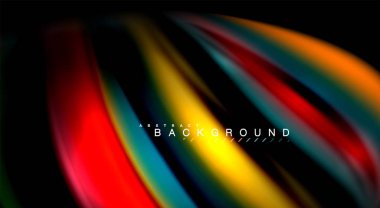 Renk dalga satırları arka plan bulanıklık