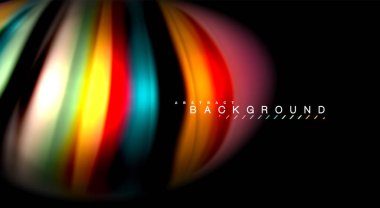 Renk dalga satırları arka plan bulanıklık