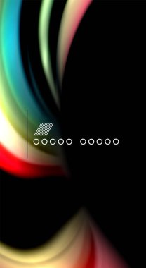 Renk dalga satırları arka plan bulanıklık