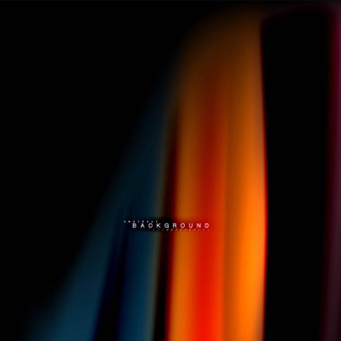 Sıvı karıştırma renkler dalga arka plan tasarlamak vektör. Renkli örgü dalgalar