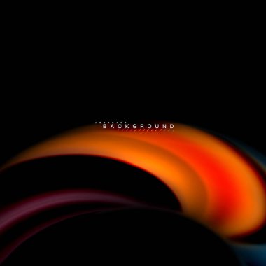 Sıvı karıştırma renkler dalga arka plan tasarlamak vektör. Renkli örgü dalgalar