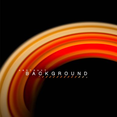 Sıvı karıştırma renkler dalga arka plan tasarlamak vektör. Renkli örgü dalgalar