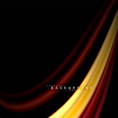 Sıvı karıştırma renkler dalga arka plan tasarlamak vektör. Renkli örgü dalgalar