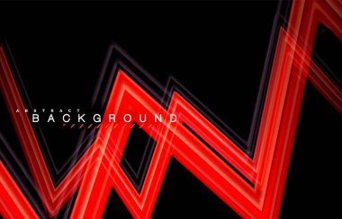 Sıvı çok renkli çizgilerle oluşturulan geometrik şekiller