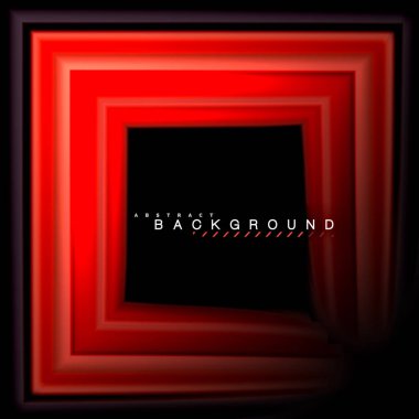 Sıvı çok renkli çizgilerle oluşturulan geometrik şekiller