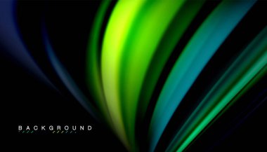 Sıvı vektör dalga arka plan renkleri karıştırma