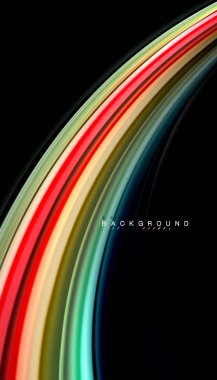 Sıvı vektör dalga arka plan renkleri karıştırma