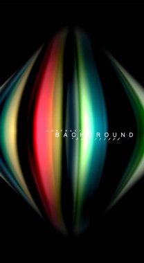 Renk dalga satırları arka plan bulanıklık