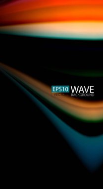 Renk dalga satırları arka plan bulanıklık