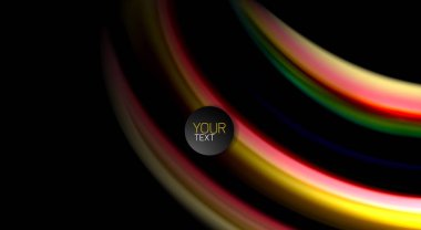 Renk dalga satırları arka plan bulanıklık