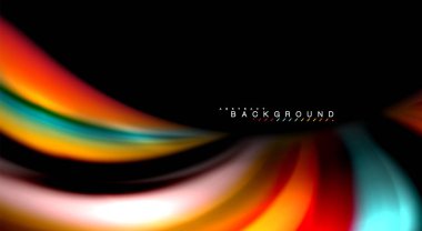 Renk dalga satırları arka plan bulanıklık