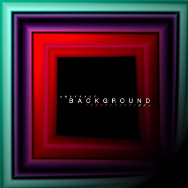 Sıvı çok renkli çizgilerle oluşturulan geometrik şekiller