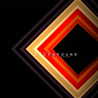 Sıvı çok renkli çizgilerle oluşturulan geometrik şekiller