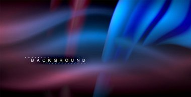 Neon parlayan dalga, sihirli enerji ve ışık arka plan