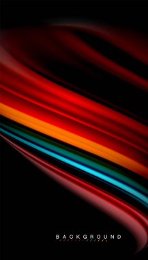 Sıvı vektör dalga arka plan renkleri karıştırma