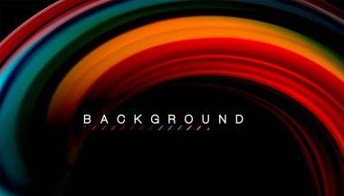 Sıvı vektör dalga arka plan renkleri karıştırma