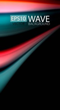 Renk dalga satırları arka plan bulanıklık