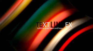 Renk dalga satırları arka plan bulanıklık