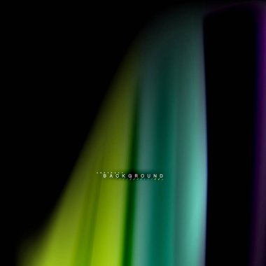 Sıvı karıştırma renkler dalga arka plan tasarlamak vektör. Renkli örgü dalgalar