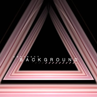 Sıvı çok renkli çizgilerle oluşturulan geometrik şekiller