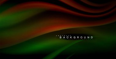 Neon parlayan dalga, sihirli enerji ve ışık arka plan